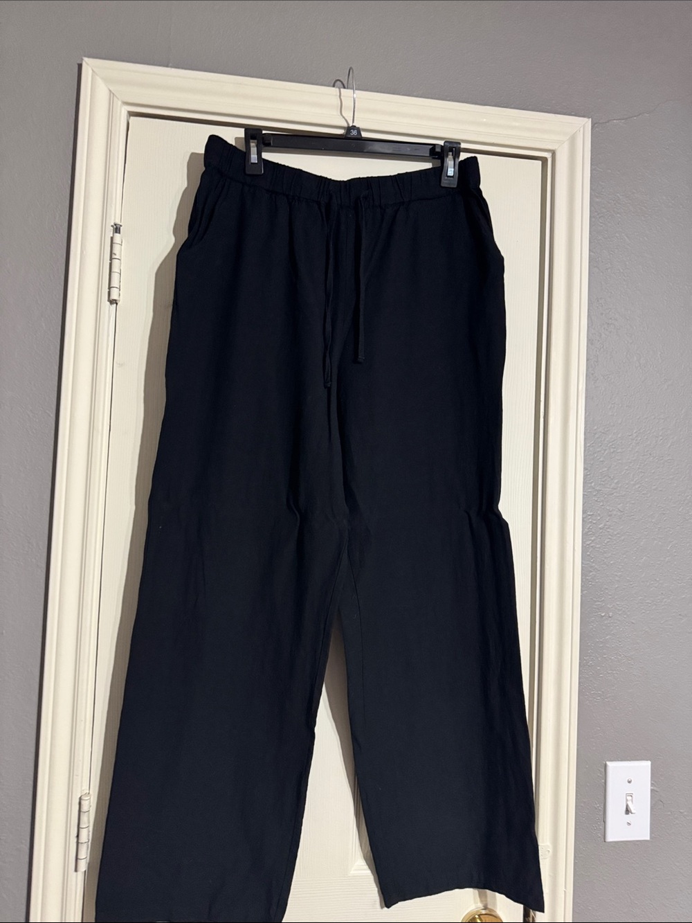 Women’s Black Drawstring Lounge Pants